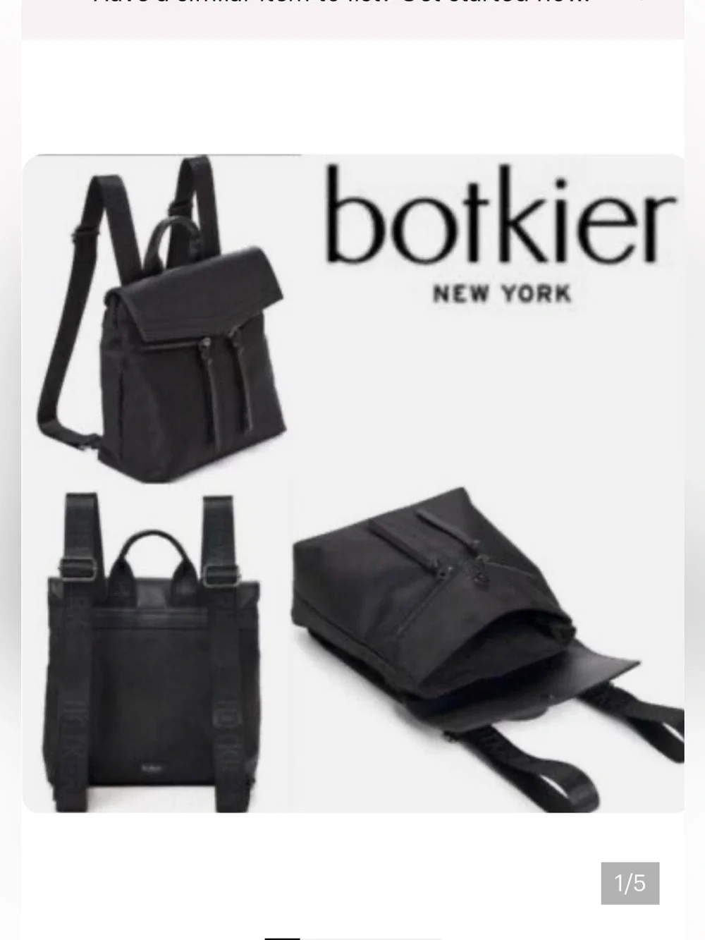 Botkier mini backpack NWOT